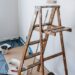 Brown Wooden Stepladder Inside A Room